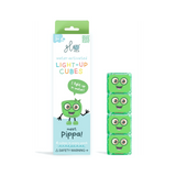 Glo Pals - Kostki sensoryczne świecące w wodzie Pippa - zabawka kąpielowa, kolor zielony