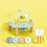 Janod - Wielofunkcyjny stolik edukacyjny Liść Sweet Cocoon 18m+