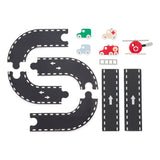 Janod - Drewniana remiza strażacka z 5 akcesoriami Bolid 2+