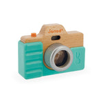 Janod - Drewniany aparat fotograficzny z dźwiękiem i lampą błyskową 18 m+