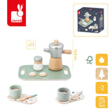 Janod - Drewniana kawiarka z akcesoriami Kawa po włosku 2+