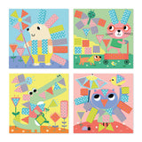 Janod - Multizestaw kreatywny My arts & crafts Wycinanki przyklejanki 4+