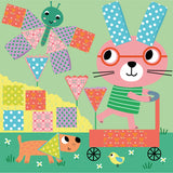 Janod - Multizestaw kreatywny My arts & crafts Wycinanki przyklejanki 4+