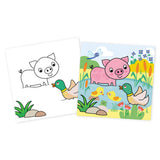 Janod - Multizestaw kreatywny My arts & crafts Stempelki 3+