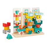 Janod - Układanka drewniana piramida totemy Tropik 3+