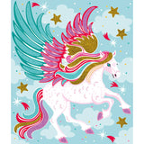 Janod - Zestaw kreatywny Brokat i piasek Błyszczące zwierzęta 7+