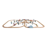 Little Dutch - Drewniana kolejka XXL - 107 el.