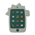 Liewood - Silikonowy gryzak telefon Thomas Dino dove blue