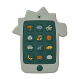 Liewood - Silikonowy gryzak telefon Thomas Dino dove blue