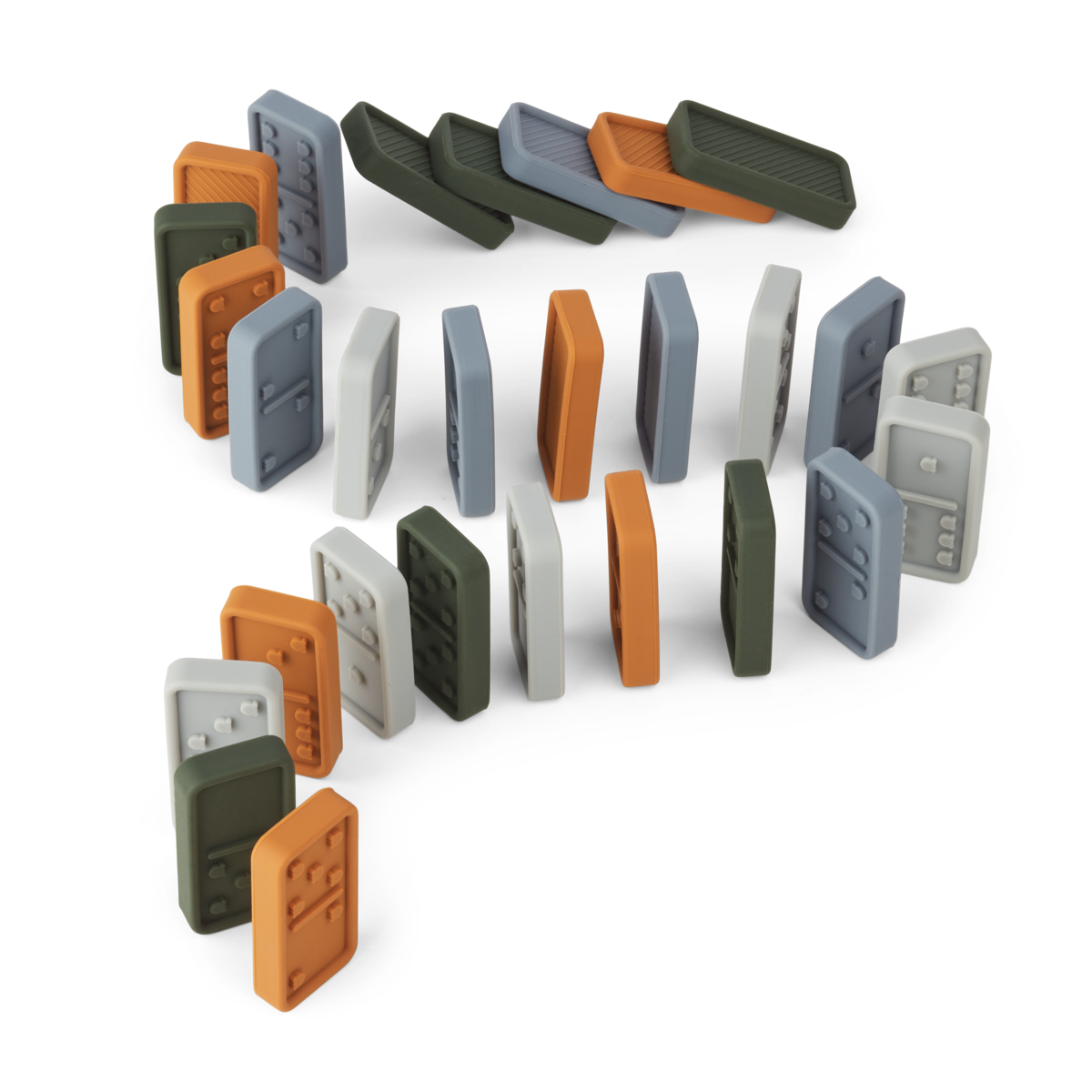 Liewood - Silikonowe domino Dodo Blue multi mix