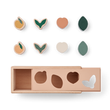Liewood - Drewniany sorter kształtów Midas Peach / Pale tuscany