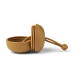 Liewood - Silikonowe etui na smoczek Philip Golden caramel