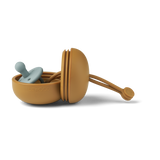 Liewood - Silikonowe etui na smoczek Philip Golden caramel