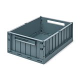 Liewood - Duża składana skrzynka Weston L Whale blue