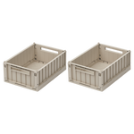 Liewood - Zestaw 2 składanych skrzynek Weston S Sandy