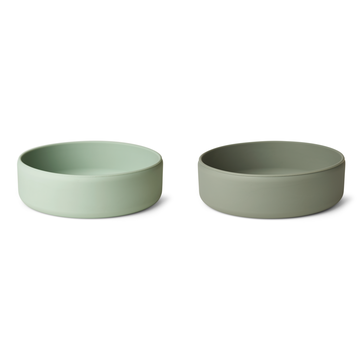 Liewood - Zestaw dwóch silikonowych miseczek Damina Dusty mint / Faune green