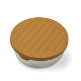 Liewood - Miska z przegródkami Liby Golden caramel