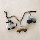 Liewood - Zawieszka do wózka Marlen Vehicles / Blue fog multi mix