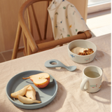 Liewood - Zestaw obiadowy Vivi, Aviator / Ecru