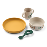 Liewood - Zestaw obiadowy Vivi, Around the world / Sandy