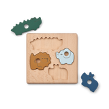 Liewood - Drewniane puzzle Suki zwierzątka