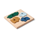 Liewood - Drewniane puzzle Suki zwierzątka