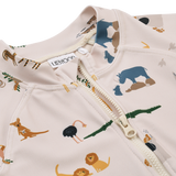 Liewood - Kostium kąpielowy z krótkim rękawem Max All together / Sandy