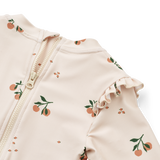 Liewood - Kostium kąpielowy z długim rękawem Sille Peach / Sea shell