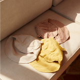 Liewood - Kapelusz przeciwsłoneczny lniano-bawełniany Gorm Sandy