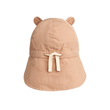 Liewood - Kapelusz przeciwsłoneczny lniano-bawełniany Gorm Pale tuscany