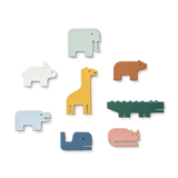Liewood - Zestaw drewnianych zwierzątek do układania konstrukcji Thorkild