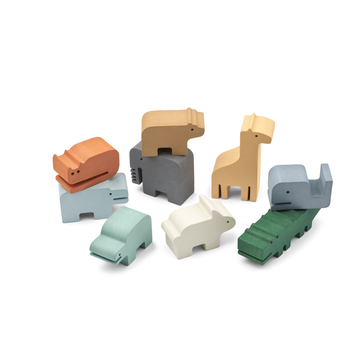 Liewood - Zestaw piankowych zwierzątek do kąpieli Pia