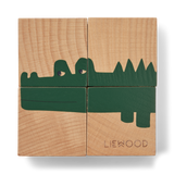 Liewood - Drewniane puzzle Aage
