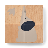 Liewood - Drewniane puzzle Aage