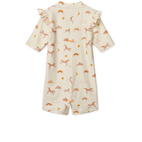 Liewood - Kostium kąpielowy z krótkim Dream / Ecru