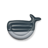 Liewood - Dmuchany materac do pływania w kształcie wieloryba Adalyn Whale blue