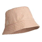 Liewood - Bawełniany kapelusz w paski Salva Tuscany rose / Sandy