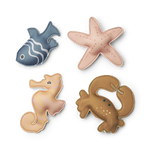 Liewood - Zestaw czterech zabawek do nauki nurkowania Dion Sea Creature / Sandy