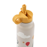 Liewood - Butelka termiczna / bidon z ustnikiem 350 ml, Around the world / Sandy