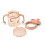 Liewood - Kubek niekapek tritanowy Kylo 280 ml, Peach / Sea shell