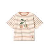Liewood - T-shirt Tyler Stripe Tuscany rose / Creme de la creme