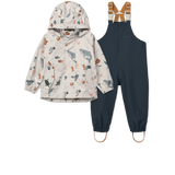 Liewood - Zestaw przeciwdeszczowy Manu Sea creature / Sandy