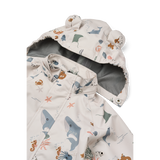 Liewood - Zestaw przeciwdeszczowy Manu Sea creature / Sandy