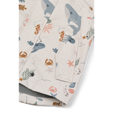 Liewood - Zestaw przeciwdeszczowy Manu Sea creature / Sandy