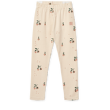 Liewood - Legginsy z bawełny organicznej Marie, Peach / Sea shell