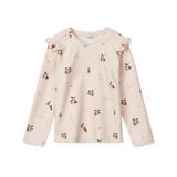 Liewood - Koszulka kąpielowa z długim rękawem Tenley Peach / Sea shell