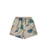 Liewood - Szorty kąpielowe Duke Dinosaurs / Mist
