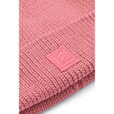 Liewood - Czapka beanie EZRA z bawełny organicznej GOTS, Dusty rose