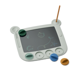 Liewood - Tablica do rysowania w kształcie misia Venzora, Dove blue multi mix