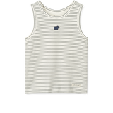 Liewood - Top na ramiączkach z bawełny organicznej GOTS, Mini dinosaurs creme